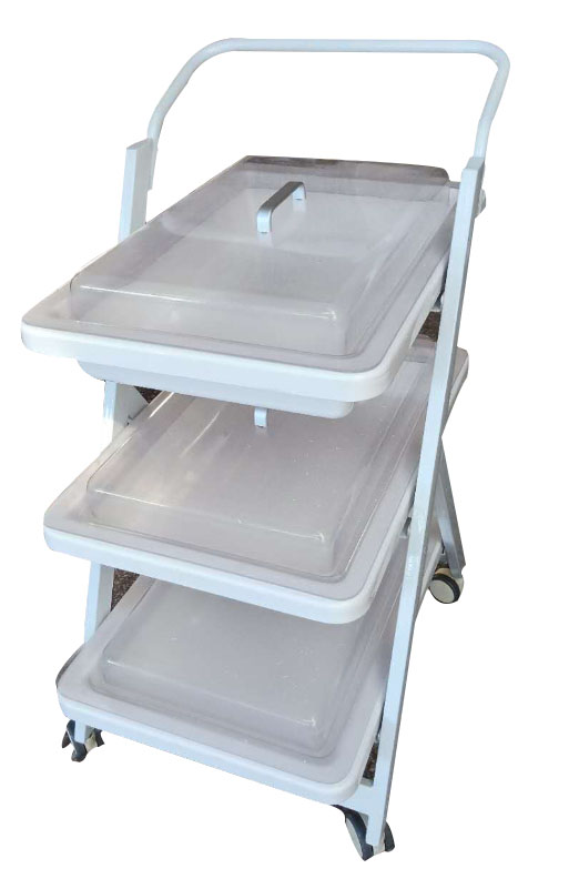 分層設(shè)計(jì)，拿取方便——內(nèi)鏡轉(zhuǎn)運(yùn)車